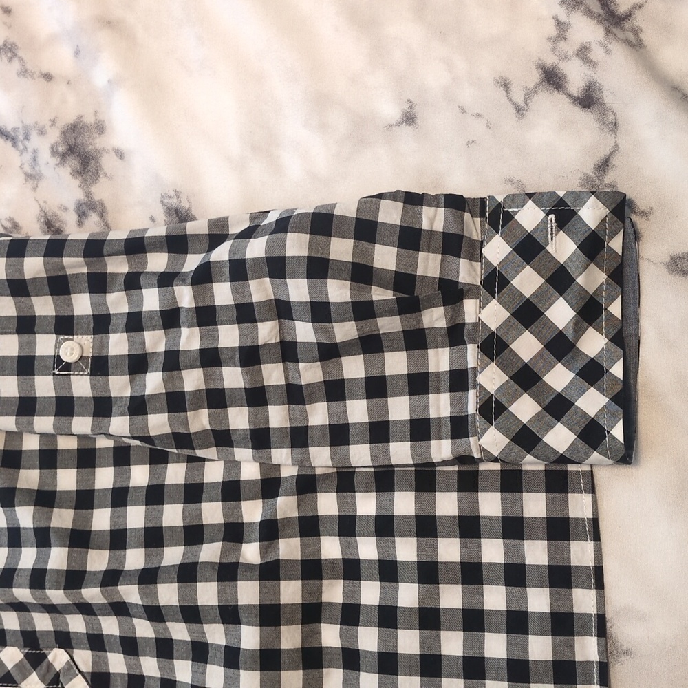 Tommy Hilfiger Black and White Gingham Shirt - Picture 5 of 6